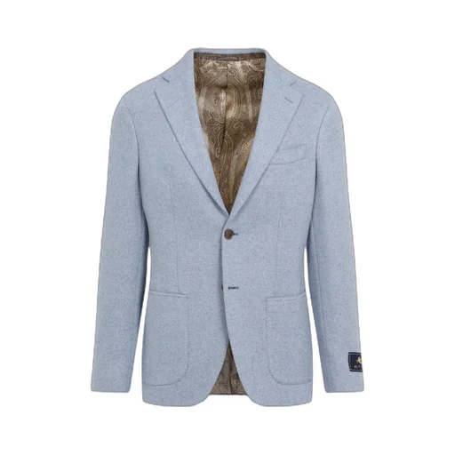 Logo Patch Single-Breasted Blazer