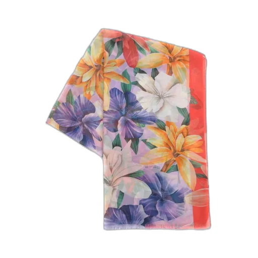 Allover Floral Printed Scarf