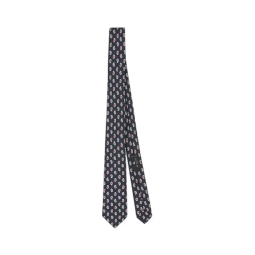 Micro Paisley Jacquard Silk Tie
