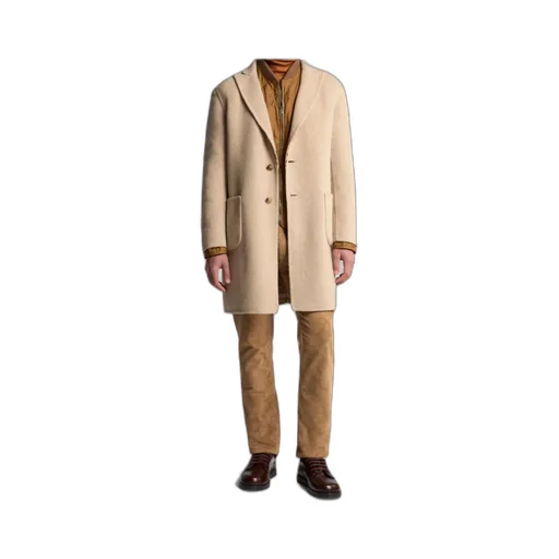 Single-Breasted Reversible Coat