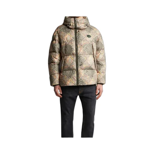 Printed Nylon Down Jacket