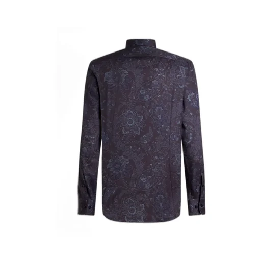 Allover Floral Printed Long-Sleeved Shirt