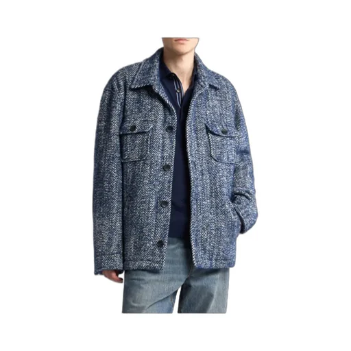 Herringbone Shirt Jacket