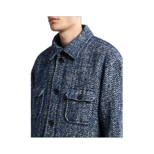 Herringbone Shirt Jacket