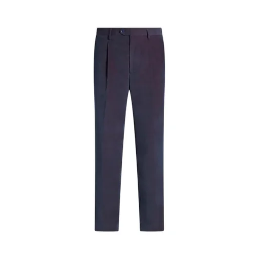 Pleat Detailed Velvet Trousers