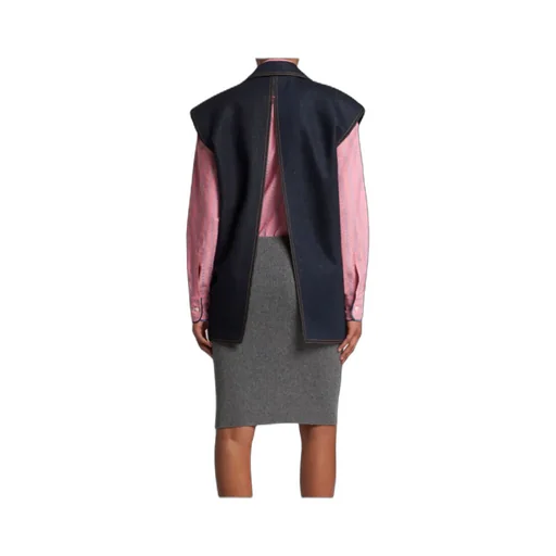 Lurex Denim Vest