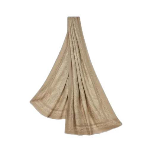 Paisley-Jacquard Frayed-Edge Scarf