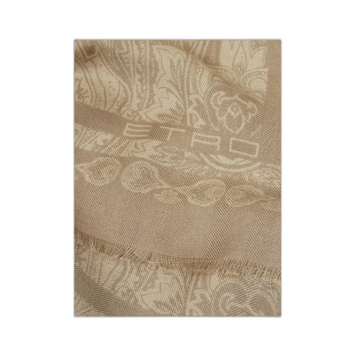Paisley-Jacquard Frayed-Edge Scarf