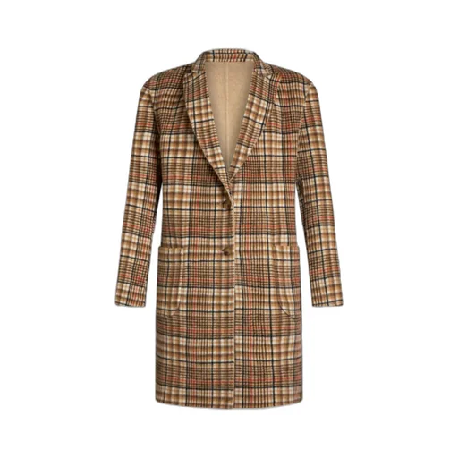Single-Breasted Reversible Coat