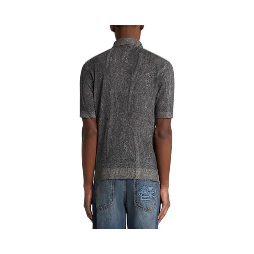 Logo Embroidered Short-Sleeved Knitted Polo Shirt
