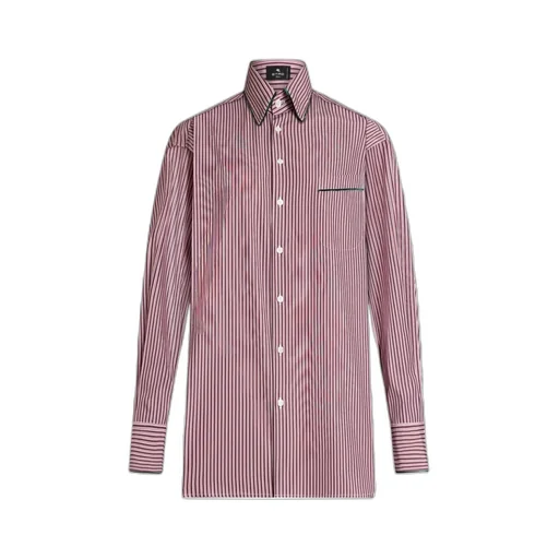 Striped Straight Hem Shirt