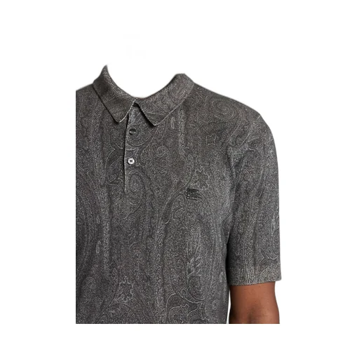Logo Embroidered Short-Sleeved Knitted Polo Shirt