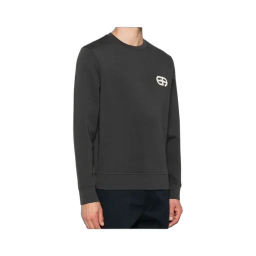 Logo Patch Crewneck Sweatshirt