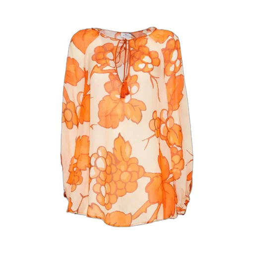 Floral Printed Long Sleeved Blouse