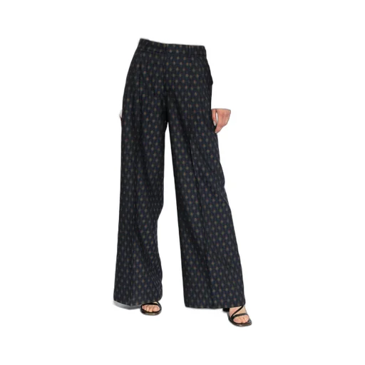 Decorative Pattern Straight Leg Pants