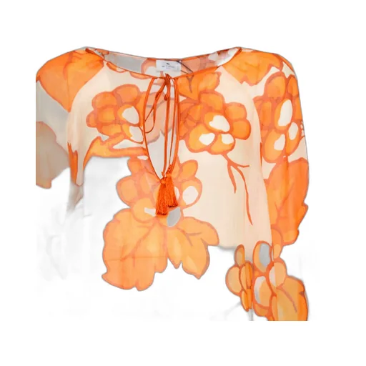 Floral Printed Long Sleeved Blouse