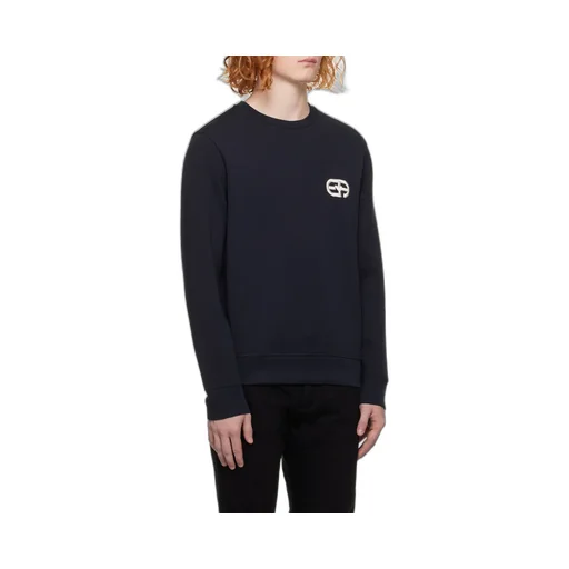 Logo Patch Crewneck Sweatshirt