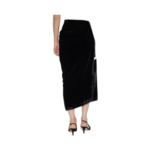 Velvet Midi Skirt