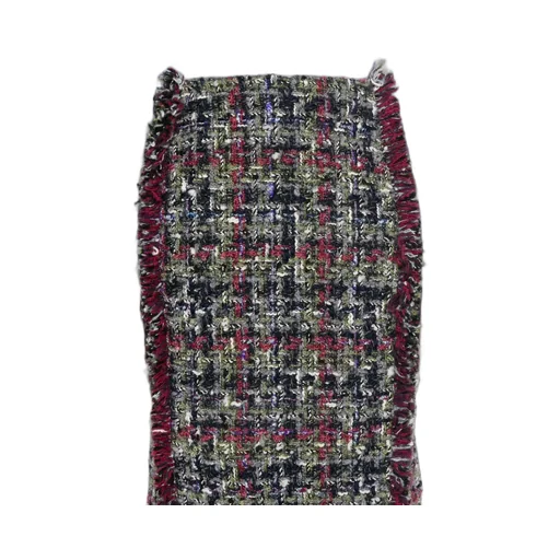 Woolen Plaid Skirt