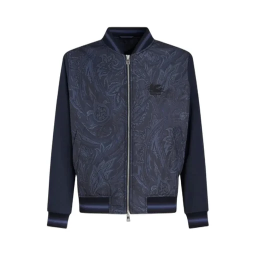 Logo-Embroidered Zipped Bomber Jacket