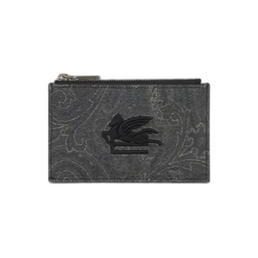 Paisley Logo Embossed Wallet