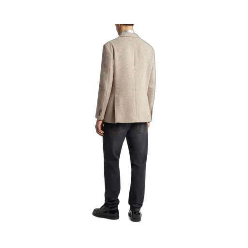 Double-Breasted Blazer With Pegaso Buttons