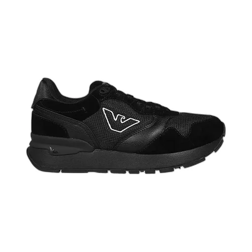 Logo Embroidered Mesh Panelled Sneakers