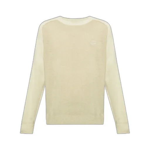 Logo Embroidered Crewneck Knitted Jumper