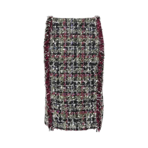 Woolen Plaid Skirt