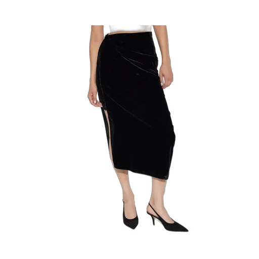 Velvet Midi Skirt