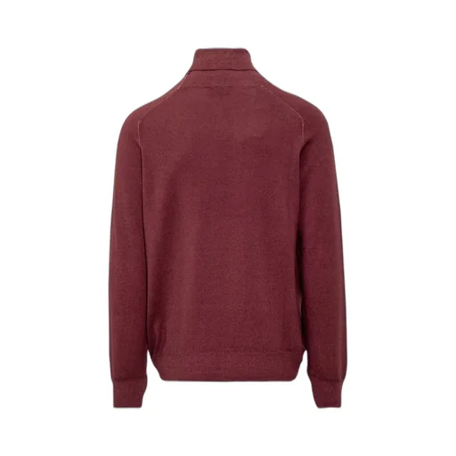 Logo Embroidered Turtleneck Knit Jumper