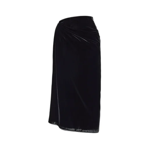 Velvet Midi Skirt