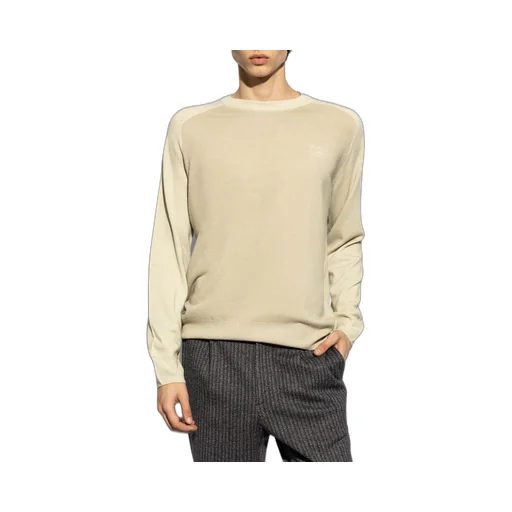 Logo Embroidered Crewneck Knitted Jumper