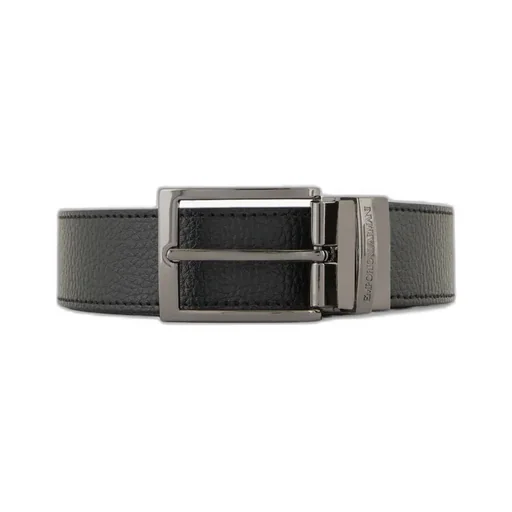 Reversible Logo Engraved Buckle Belt