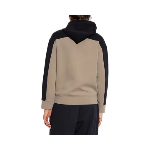 Logo-Embroidered Colour-Block Hoodie