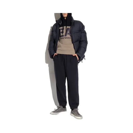 Logo-Embroidered Colour-Block Hoodie
