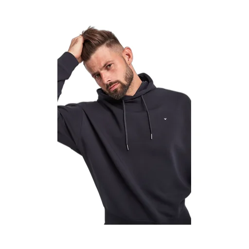 Embroidered-Logo Drawstring Hoodie