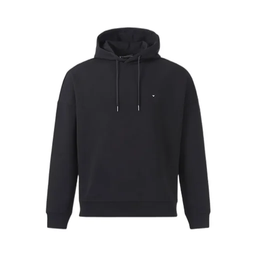 Embroidered-Logo Drawstring Hoodie