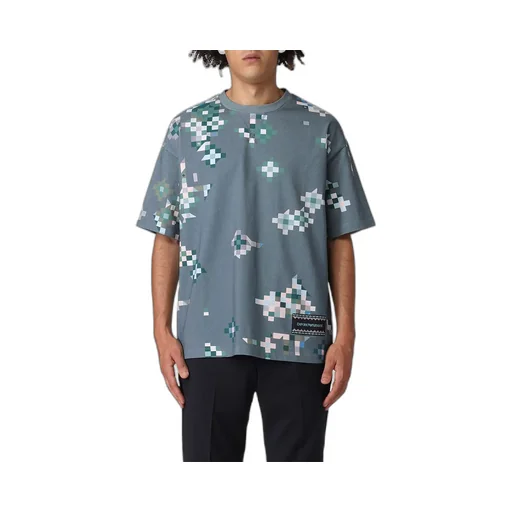 Geometric-Print Cotton T-Shirt