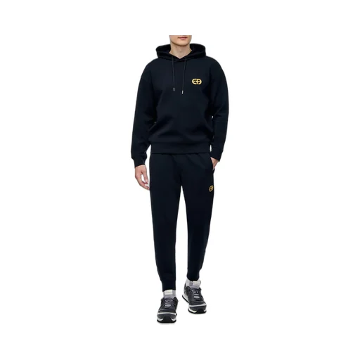 Logo-Print Long-Sleeve Hoodie