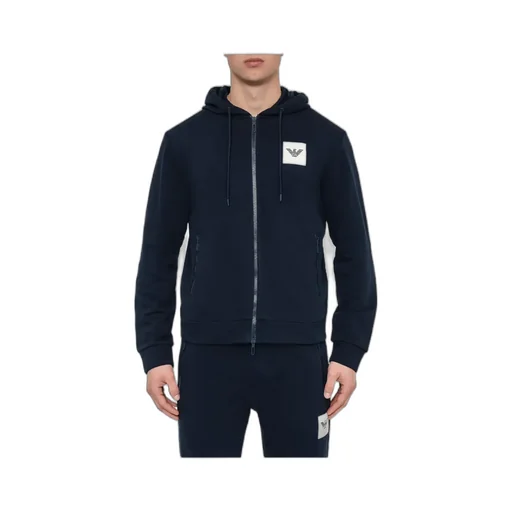 Logo Hooded Sports Coat