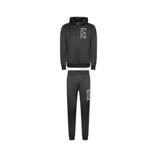 Hooded Long-Sleeved Sports Suit