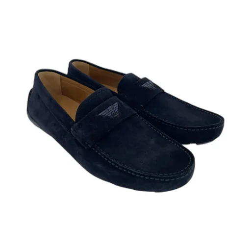 Eagle Label Round-Head Loafers