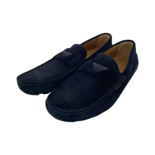 Eagle Label Round-Head Loafers