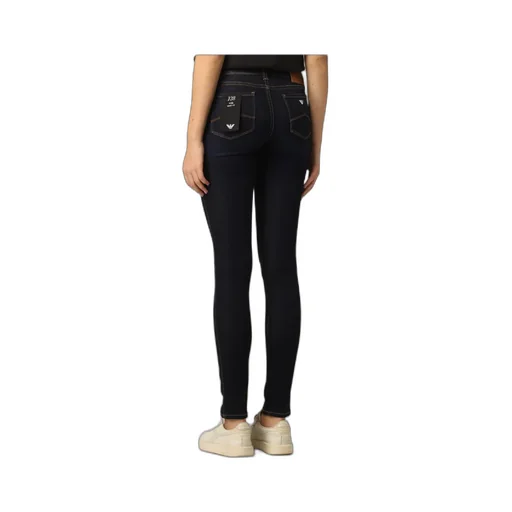 Logo Plaque Skinny Jeans