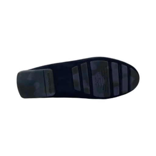 Eagle Label Round-Head Loafers