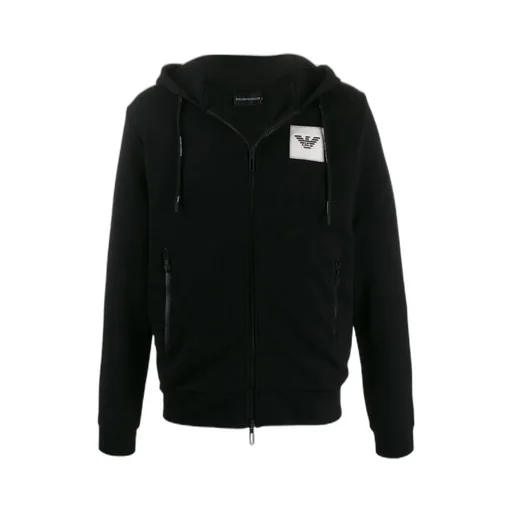 Logo Hooded Sports Coat