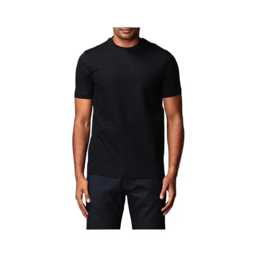 Logo-Embossed Crewneck Knitted T-Shirt