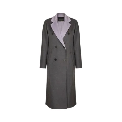 Lapel Double-Breasted Coat