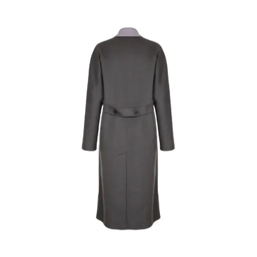 Lapel Double-Breasted Coat